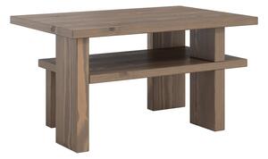Hnedý konferenčný stolík z borovicového dreva 45x68 cm Japan – Karup Design
