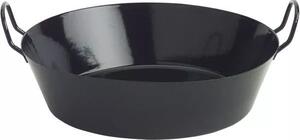 Panvica na šišky 40 cm čierna smalt, vysoká 11 cm - Riess