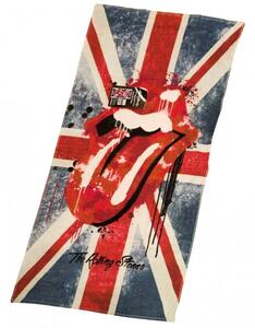 Carbotex Bavlnená froté osuška 70x140 cm - Rolling Stones American Flag