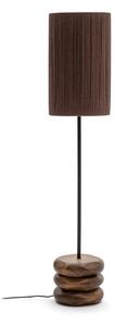 Stolová lampa v tmavoprírodnej farbe z masívu akácie (výška 147 cm) Kor – Kave Home