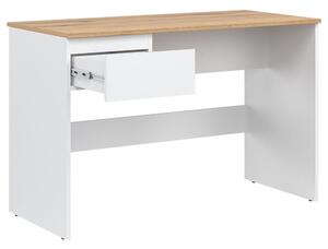 Písací stôl ERNIE RM15 dub evoke/biela