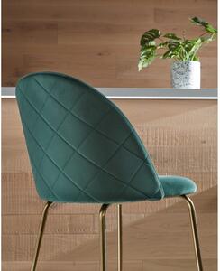 Zelená barová stolička Kave Home Mystere