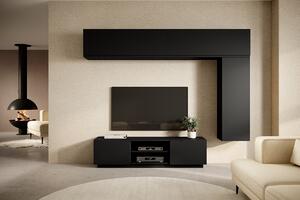 TV skrinka Loftia Mini - čierny/čierny mat