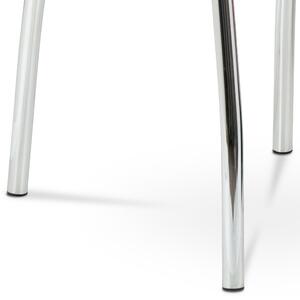 Jedálenská stolička NOEMI sivá/kov