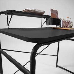 Čierny písací stôl Kave Home Foreman