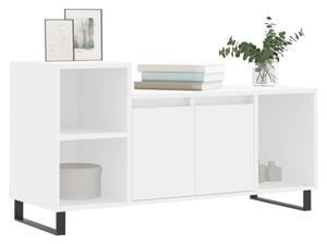 TV skrinka biela 100x35x55 cm spracované drevo