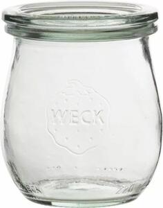 Zaváracie poháre sada 6 ks, 220 ml, viečko, tulipánový tvar Weck