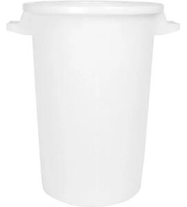 Gastro Sud na potraviny plast 75l, biely, s vekom