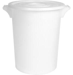 Gastro Sud na potraviny plast 50 l, biely, s vekom