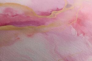 Obraz ružový mramor
