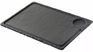 Steakový tanier Revol Basalt 33 x 24 cm