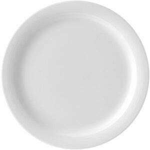 Tanier plytký Bauscher System 25,5 cm, biely (6 ks)