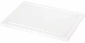 Doštička s drážkou Gastro 33x22 cm, biele