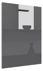 Panel na umývačku Belini zakrytý 60 cm šedý lesk INF PZ60/1/WT/S/0/B1