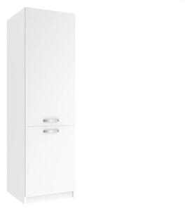 Vysoká kuchynská skrinka Belini pre vstavanú chladničku 60 cm biely mat TOR SSL60/1/WT/WT/0/U