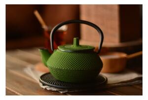 Zelená liatinová čajová kanvička Bambum Linden, 300 ml