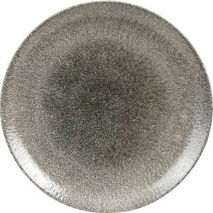 Tanier plytký Churchill Raku Quartz Black 28,8 cm