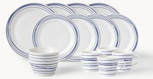 Súprava riadu z porcelánu Pacific Blue, 4 osoby (16 dielov)
