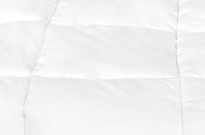 Prikrývka Dauntouch 140x200 cm, biely bavlnený satén