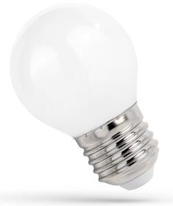 Spectrum LED LED žárovka KOULE 1W E27 COG MILKY teplá bílá