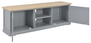 TV stolík sivý 120x30x40 cm drevený