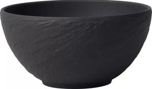 Miska porcelánová Villeroy & Boch Manufacture Rock 600 ml, čierna (4 ks)