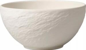 Miska porcelánová Villeroy & Boch Manufacture Rock 600 ml, biela (4 ks)