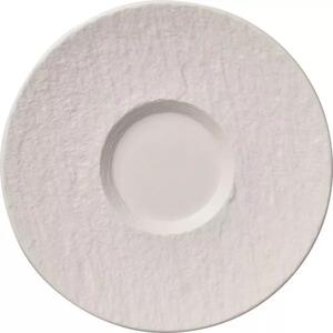 Podšálka kávová Villeroy & Boch Manufacture Rock 12 cm, biela (6 ks)