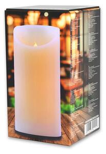 Vosková LED sviečka, 7,5 x 15 cm