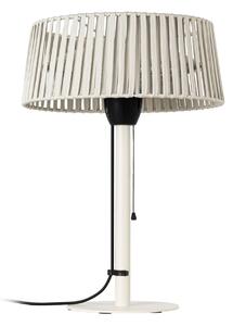 Stolný ohrievač Pyravo, béžový, hliník, výška 70 cm, IP44 – Lucande Lucande, Pyravo, Béžová, Kov, Moderný