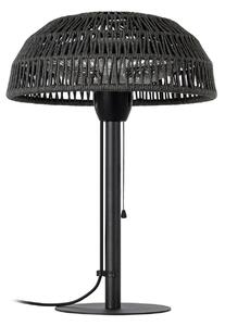 Stolný ohrievač Calenza, čierny, výška 70 cm, 1 500 W, hliník – Lucande Lucande, Calenza, Čierna, Kov, Moderný