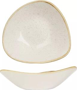 Tanier hlboký Churchill Stonecast Barley White 23,5 cm, trojuholníkový