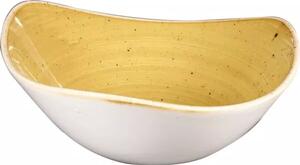 Tanier hlboký Churchill Stonecast Mustard Seed Yellow 15,3 cm, trojuholníkový