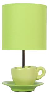 CLX Dizajnová stolná lampička CIRO, zelená