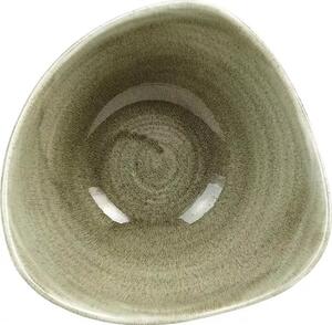 Tanier hlboký Churchill Patina Burnished Green 15,3 cm, trojuholníkový