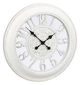 Nástenné hodiny Vintage Blumen, rd2002 biele, 56cm