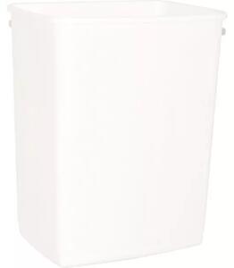 Gastro Odpadkový kôš plastový 50 l, biely, bez veka