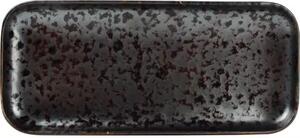 Tanier servírovací Oxido Black 22 x 10 cm