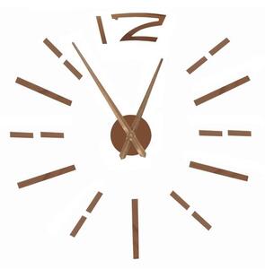 3D Nalepovacie hodiny DIY Clock BIG Time L, ČIERNE 80-130cm