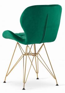 Jedálenská stolička NEST zelená