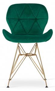 Jedálenská stolička NEST zelená