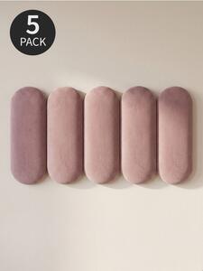 Sinsay - Čalúnené nástenné panely 5 pack - pastelová ružová