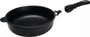 Liatinová panvica AMT Gastroguss 24 cm, vhodná na indukciu, s odnímateľnou rukoväťou