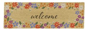Rohožka z kokosového vlákna 40x120 cm Welcome Floral – Artsy Doormats