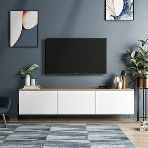 TV stolík NEON biela/dub