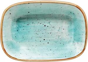 Miska obdĺžniková Bonna Aura Aqua 12x8 cm (12 ks)