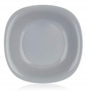 Luminarc Hranatý hlboký tanier CARINE 21 cm, 6 ks, sivá