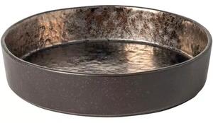 Tanier plytký Costa Nova Lagoa 20 cm, metalický, vyvýšený okraj (6 ks)