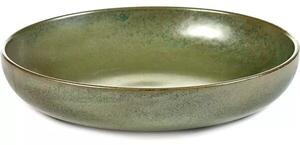 Tanier hlboký SERAX Surface L 21 cm, camo zelená