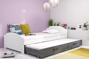 Dvojlôžková posteľ LILI WHITE 90x200 cm + matrace